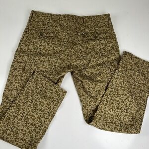 Levis Pants Mens 33x28 Brown Camouflage Cargo Army Workwear Denim Pockets